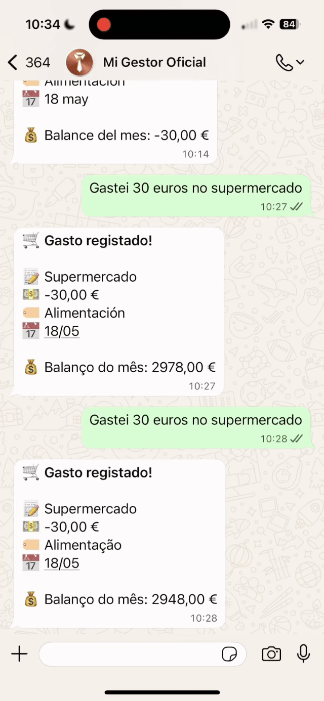 Regista gastos e rendimentos